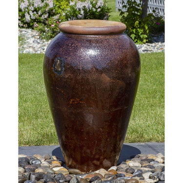Tuscany FNT3918 Ceramic Triple Vase Complete Fountain Kit Vase Fountain Blue Thumb